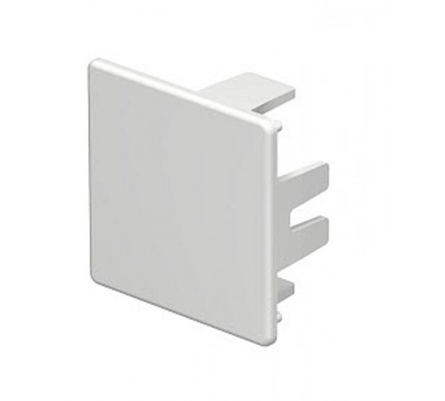 Торцевая заглушка кабельного канала WDK 40x40 мм (ПВХ,белый) (WDK HE40040RW)  6193218  OBO Bettermann