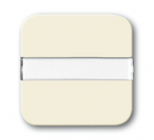 Клавиша для механизма 1-клавишного выключателя/переключателя/кнопки, серия Busch-Dur 2000 SI, цвет слоновая кость  1731-0-1445   2CKA001731A1445  A
