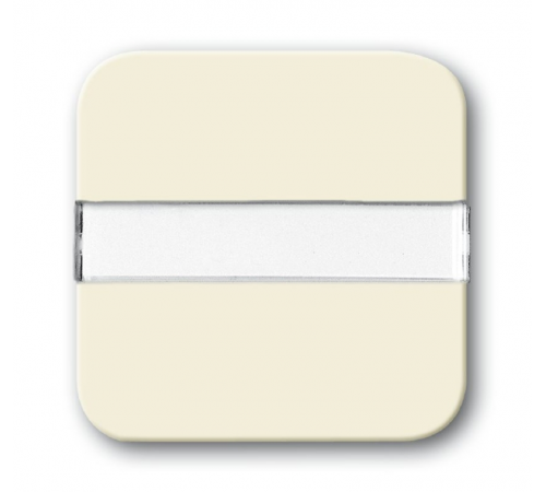 Клавиша для механизма 1-клавишного выключателя/переключателя/кнопки, серия Busch-Dur 2000 SI, цвет слоновая кость  1731-0-1445   2CKA001731A1445  A