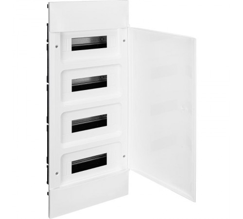 Practibox S Пластиковый щиток Встраиваемый 4X12 Белая дверь  135544  Legrand