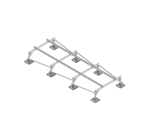 Опорная конструкция для установки оборудования TECHNORAPTOR STEELFOOT 1500х4000 тип 2  KM-TR-STF-SSEI-1500-4000-2  КМ - профиль