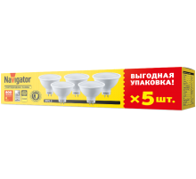 Лампа светодиодная   95 325 NLL-MR16-8-230-4K-GU5.3-PACK5  95325  Navigator