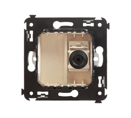 Розетка TV оконечная в стену, "Avanti", "Ванильная дымка"  4405503  DKC