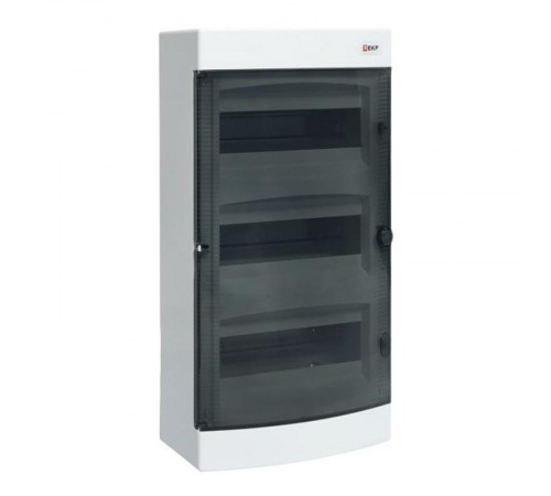 Щит распределительный навесной "Unix" прозрачная дверь 3х12 модулей IP41 EKF PROxima  ux-3x12-n  EKF