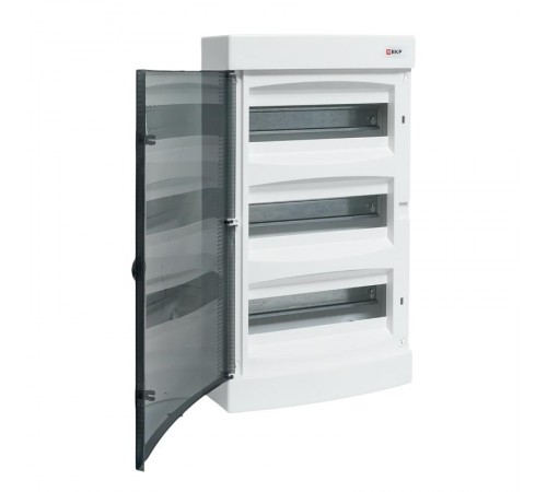 Щит распределительный навесной "Unix" прозрачная дверь 3х12 модулей IP41 EKF PROxima  ux-3x12-n  EKF