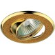 Светильник точечный встраиваемый под лампу DK18 50Вт MR16 золото/золот  C0043760  ЭРА