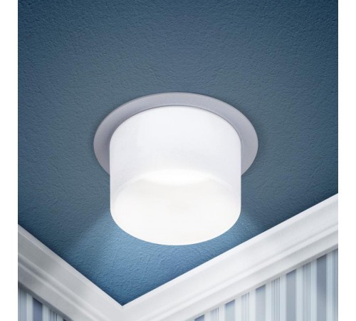 Светильник встраиваемый декоративный DK106 WH MR16 GU5.3 белый  Б0058426  ЭРА