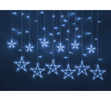 Гирлянда NGF 93 681 NGF-D025-04 (бахрома звезды B 138 2.5*0.6м IP20 TR)  93681  Navigator