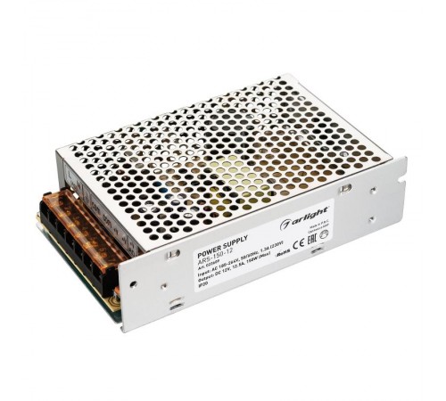 Блок питания ARS-150-12 (12V, 12.5A, 150W)  023609  Arlight