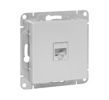 Механизм розетки RJ11, алюминий Эпика EKF  UP1-SOA-RJ11  EKF