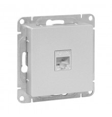 Механизм розетки RJ11, алюминий Эпика EKF  UP1-SOA-RJ11  EKF