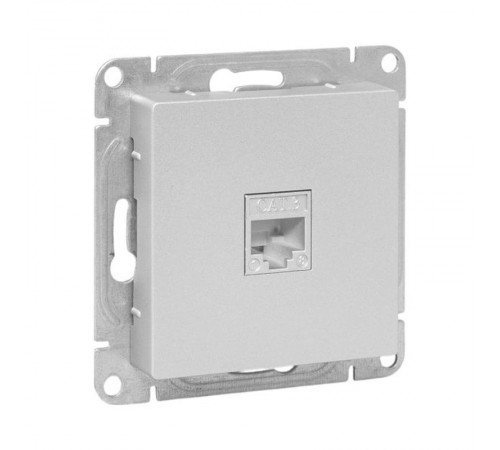 Механизм розетки RJ11, алюминий Эпика EKF  UP1-SOA-RJ11  EKF