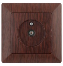 4-301-10 Intro Розетка TV одиночная, СУ, Solo, венге  Б0043373  Intro