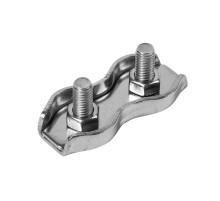 Зажим для троса Duplex 4 мм (1 шт) - ярлык ( 0,027 кг)  108073  Tech-KREP