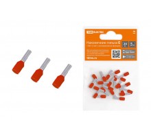 Наконечник-гильза Е1508 1,5мм2 с изолированным фланцем (20шт)  SQ0568-0040  TDM