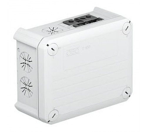 Коробка распределительная T100, 150x116x67 мм, с разъемами Wieland (T100 WS 1S4 2S3C)  2007874  OBO Bettermann