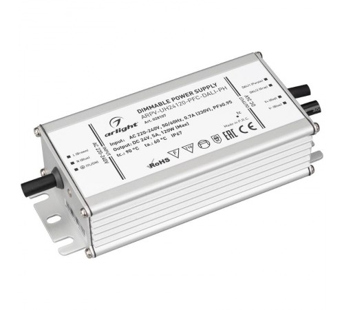 Блок питания ARPV-UH24120-PFC-DALI-PH (24V, 5.0A, 120W)  028107  Arlight