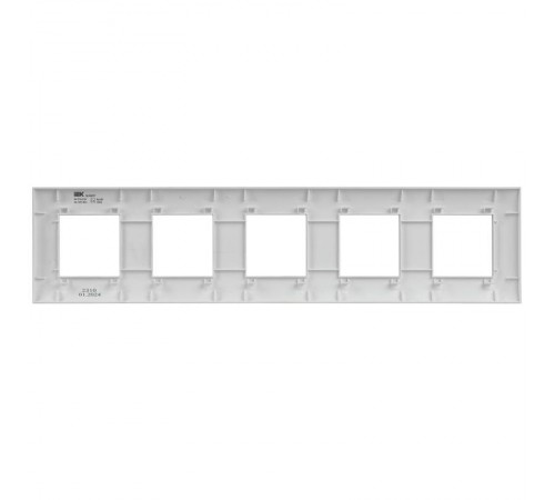 SKANDY Рамка 5-местная SK-F05W арктический белый  SK-M52-K01  IEK