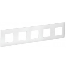 SKANDY Рамка 5-местная SK-F05W арктический белый  SK-M52-K01  IEK
