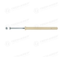 Дюбель-гвоздь 6K80 пот. манжета (нейлон) (200 шт) - ведро ( 1,396 кг)  102112  Tech-KREP