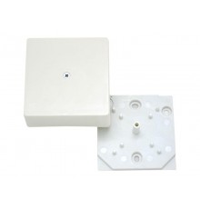 Коробка распределительная 75х75х30 без клеммника, белая  КРК2702-01  HEGEL