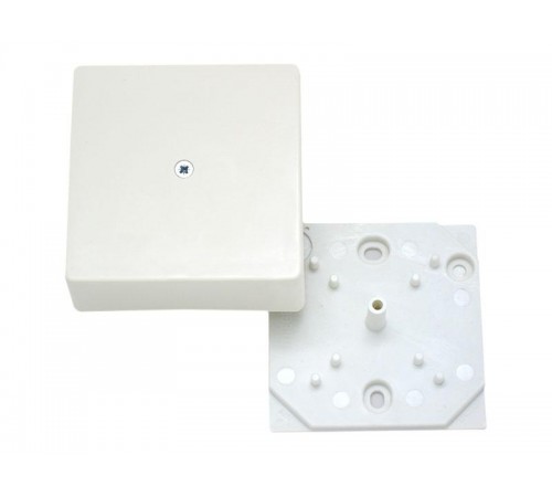 Коробка распределительная 75х75х30 без клеммника, белая  КРК2702-01-И  HEGEL