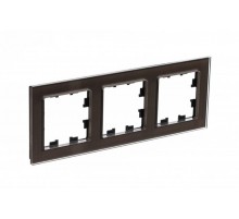 AtlasDesign Nature Мокко Рамка 3-ая, стекло  ATN320603 SE
