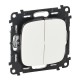 Valena ALLURE DIY Белый Переключатель 2-клавишный 10А 250В  752708  Legrand