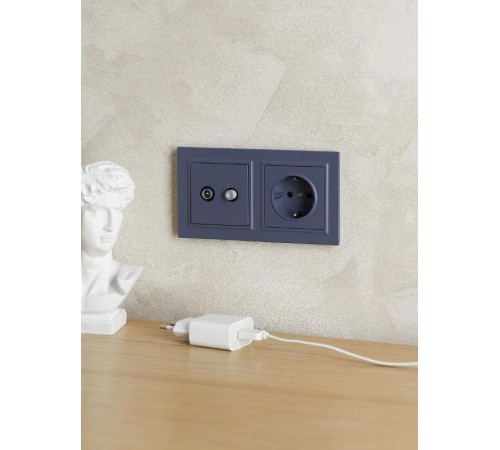 BRITE Рамка 2-ая РУ-2-БрМ маренго  BR-M22-K35  IEK