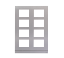 Рамка станции вызова, размер 2/4, серебристый51026CF-A ABB