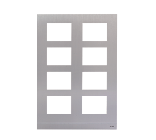 Рамка станции вызова, размер 2/4, серебристый51026CF-A ABB