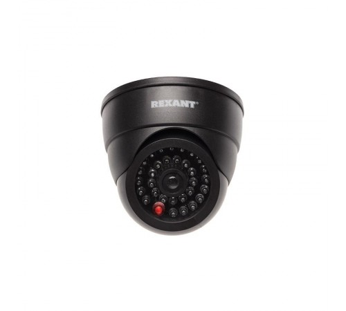 Муляж камеры , внутренний, купольный с вращающимся объективом, черный  45-0230  REXANT