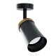 Светильник-спот настенно-потолочный под лампу GU10, черный ML221  41481  FERON