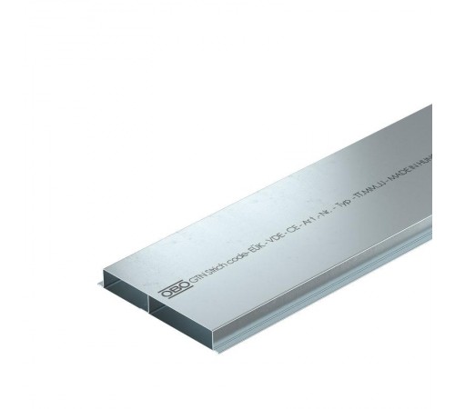 Кабельный канал для заливки в стяжку EUK 2000x190x28 мм (сталь) (S2 19028)  7400300  OBO Bettermann