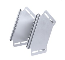 Угол вертикальный внешний 90 градусов Стандарт INOX (AISI 316) 150х100  PR16.3023  Промрукав