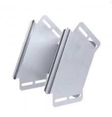 Угол вертикальный внешний 90 градусов Стандарт INOX (AISI 316) 150х100  PR16.3023  Промрукав