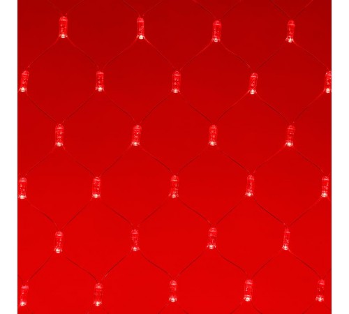 Светодиодная гирлянда ARD-NETLIGHT-CLASSIC-2000x1500-CLEAR-288LED Red (230V, 18W)  024679  Arlight