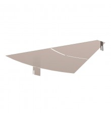 Крышка угла горизонтального изменяемого 0-45 градусов Стандарт INOX (AISI 409) 600  PR16.3672  Промрукав