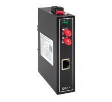 Медиаконвертер 10/100/1000Base-TX в 1000Base-X, разъем ST, двойное одномодовое оптоволокно, 1310нм TSX TSX-MC-1GX1GT-STEKF