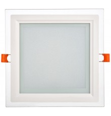 Светильник светодиодный встраиваемый ДВО 1625 со стекл. квадр. 18Вт 4000К IP20  серия LIGHTING   LDVO0-1625-18-4000-K01  IEK