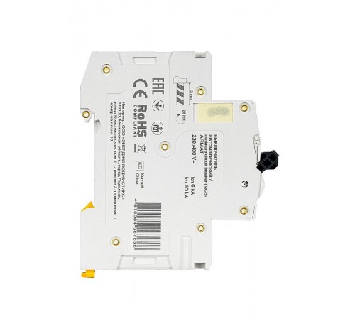 Выключатель автоматический трехполюсный M06N 3P C 2А 6кА ARMAT  AR-M06N-3-C002  IEK