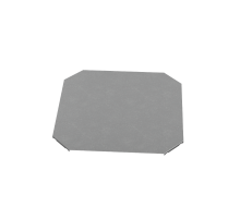 Крышка Х-разветвителя 500 мм "ПЛЮС"  KXDplus500   КМ-профиль