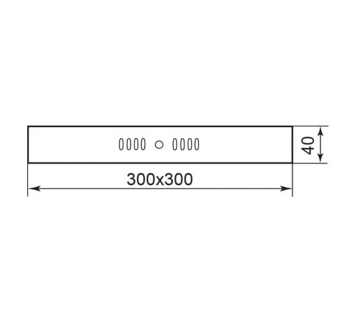Светильник накладной квадратный LED AL505, 24W, 1760Lm, белый (4000К) с др IP20  27918  Feron