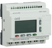 Логическое реле PLR-S. CPU1004(R) 220В AC с экраном ONI  PLR-S-CPU-1004R-AC-BE  ONI