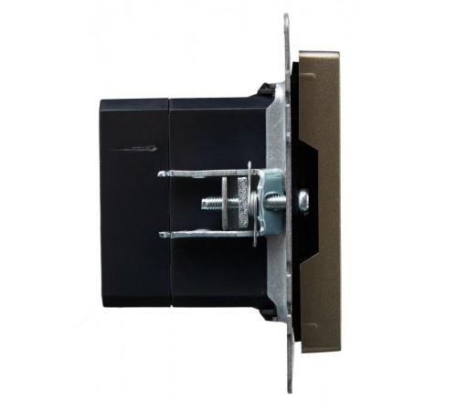 BRITE Розетка USB A+C 18Вт РЮ11-1-БрШ шампань  BR-U22-018-K37  IEK