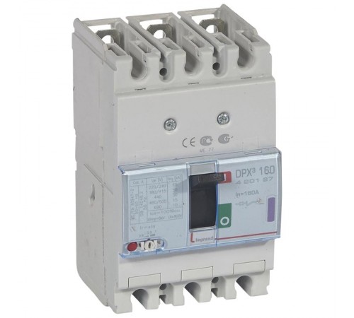 Автоматический выключатель DPX3 160 термомагнитный расцепитель 50кА 400В 3П 160А  420127  Legrand
