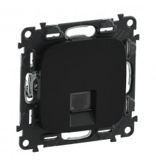 Valena ALLURE DIY Антрацит Розетка ТЛФ 1-ая (RJ11)  753948  Legrand