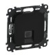 Valena ALLURE DIY Антрацит Розетка ТЛФ 1-ая (RJ11)  753948  Legrand