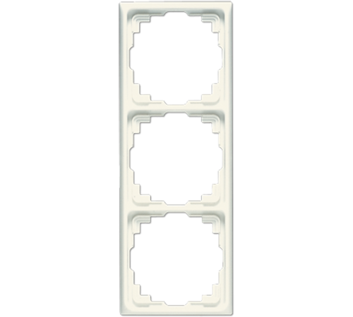 Рамка для инсталляции в кабельных каналах, 3-кратная; слоновая кость  CD583KW  Jung