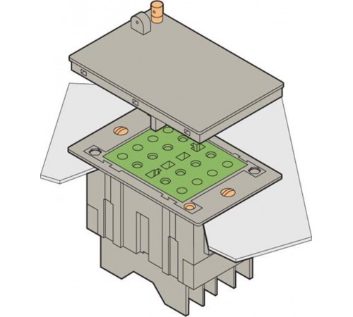 Блок CC-E-VA-6-6 Клеммный для токовых цепей, контакт до разрыв а, монтаж в панель, зажим под болт  1SNA166625R2000  TE